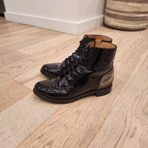 The Office of Angela Scott Mr. Harrison leather boots 38.5